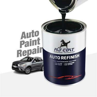 Ακρυλική πολυουρεθάνη βαφή αυτοκινήτου Refinish Matt Black Αυτοκίνητο Pearl Χρώμα