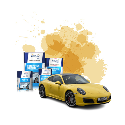 Gloss Spray Automotive Top Coat Paint For Red Car Paint 2k ISO14001
